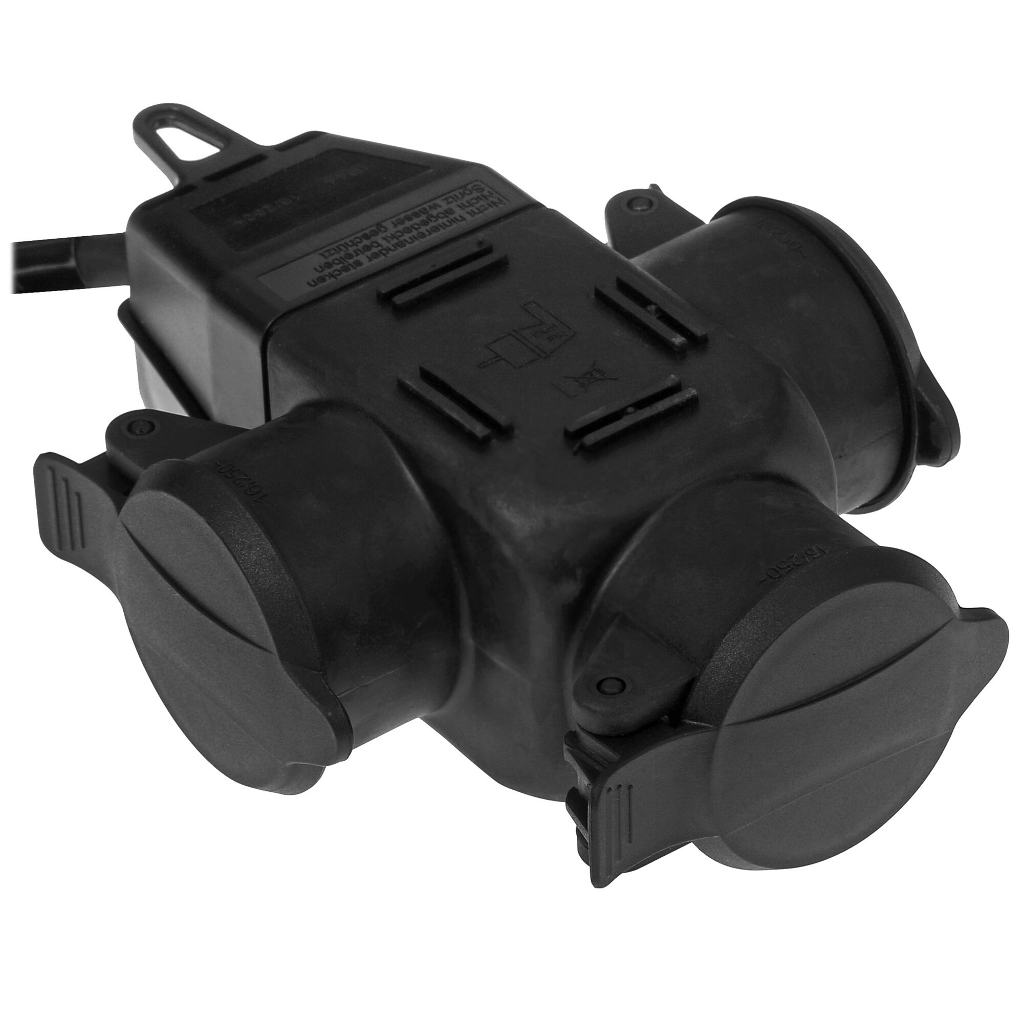 Удлинитель силовой FinePower PDS0522 черный 5086468 STDN-0050184 - Вид №1