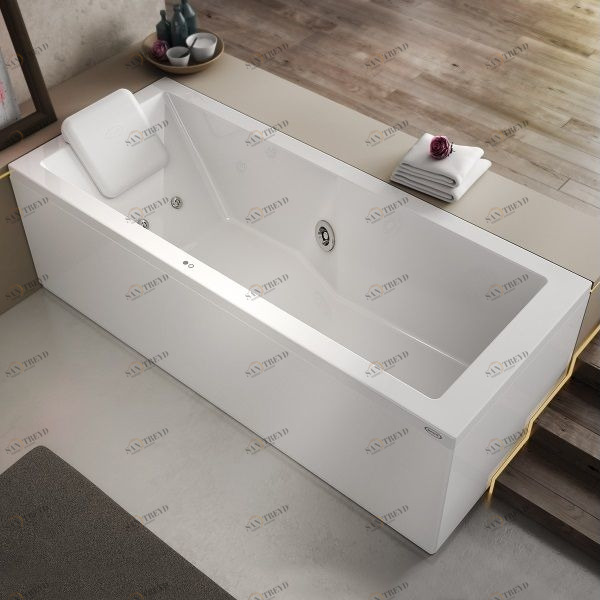 Ванна с гидромассажем "BASE" Energy 160 без панелей 9443-800 Sx Jacuzzi 9443800SX