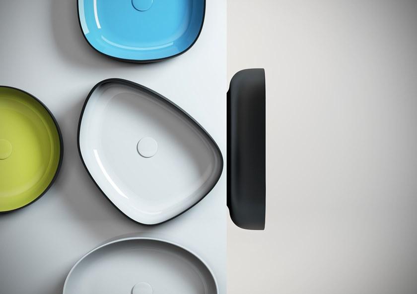 Met42450 Накладная раковина на столешницу  овальная Olympia Ceramica METAMORFOSI - Вид №3