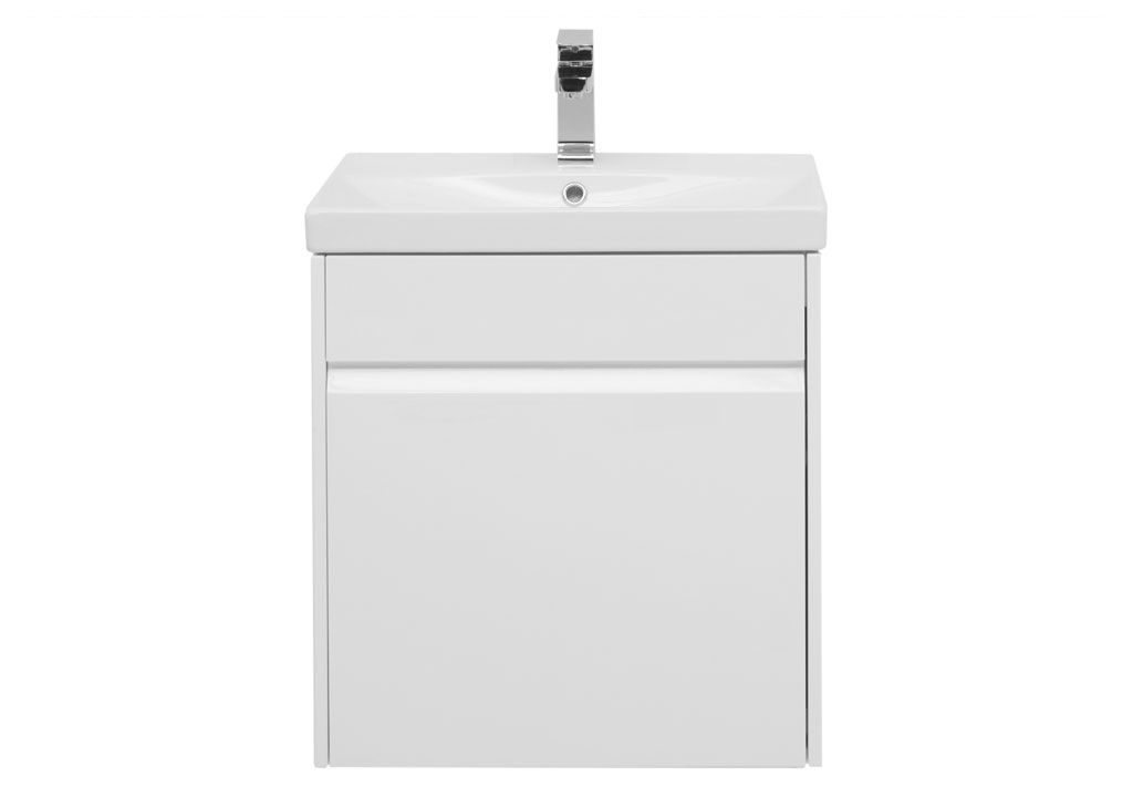 Тумба с раковиной Aquanet Палермо 60 белый 0020393400188554 - Вид №2