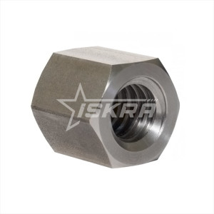 IS438 Гайка трапецеидальная шестигранная d=20 мм, шаг резьбы 4 мм (прав. резьба), SKM 20-4-D ISKRA