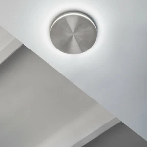 Потолочные светодиодные светильники из нержавеющей стали AISI 316L, с громкоговорителем для подключения Bluetooth и технологии системы ионизации / озонирования. Пульт ДУ в комплекте  ARC11 CEADESIGN