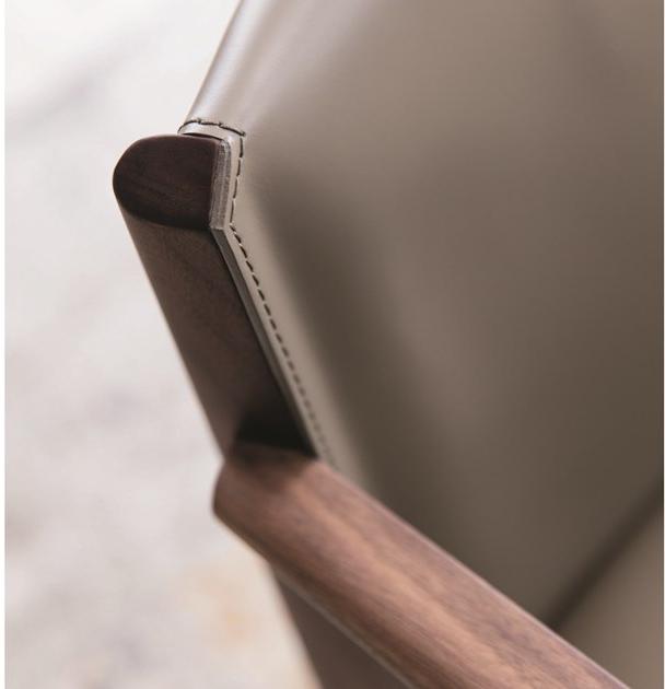 Porada Стул из орехового дерева с подлокотниками Iron sun-id-1377484 - Вид №1