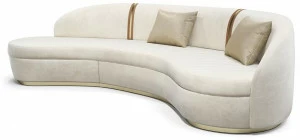 Capital Collection Изогнутый диван из ткани