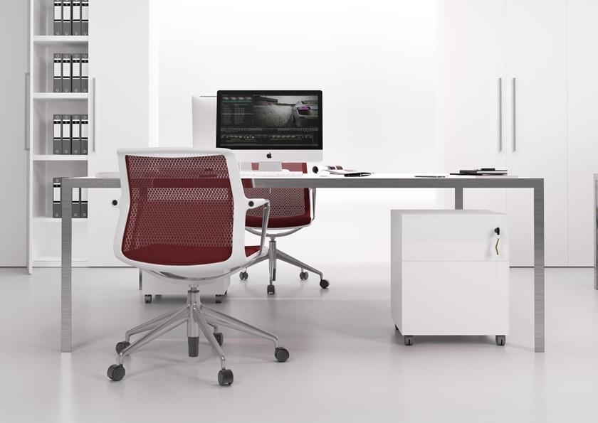 Elitable Рабочий стол из лакированного дерева Cube sun-id-1406883 - Вид №1