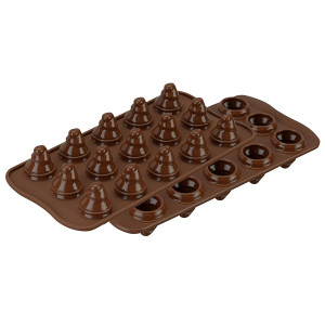 22.154.77.0065 Форма для приготовления конфет choco trees силиконовая Silikomart