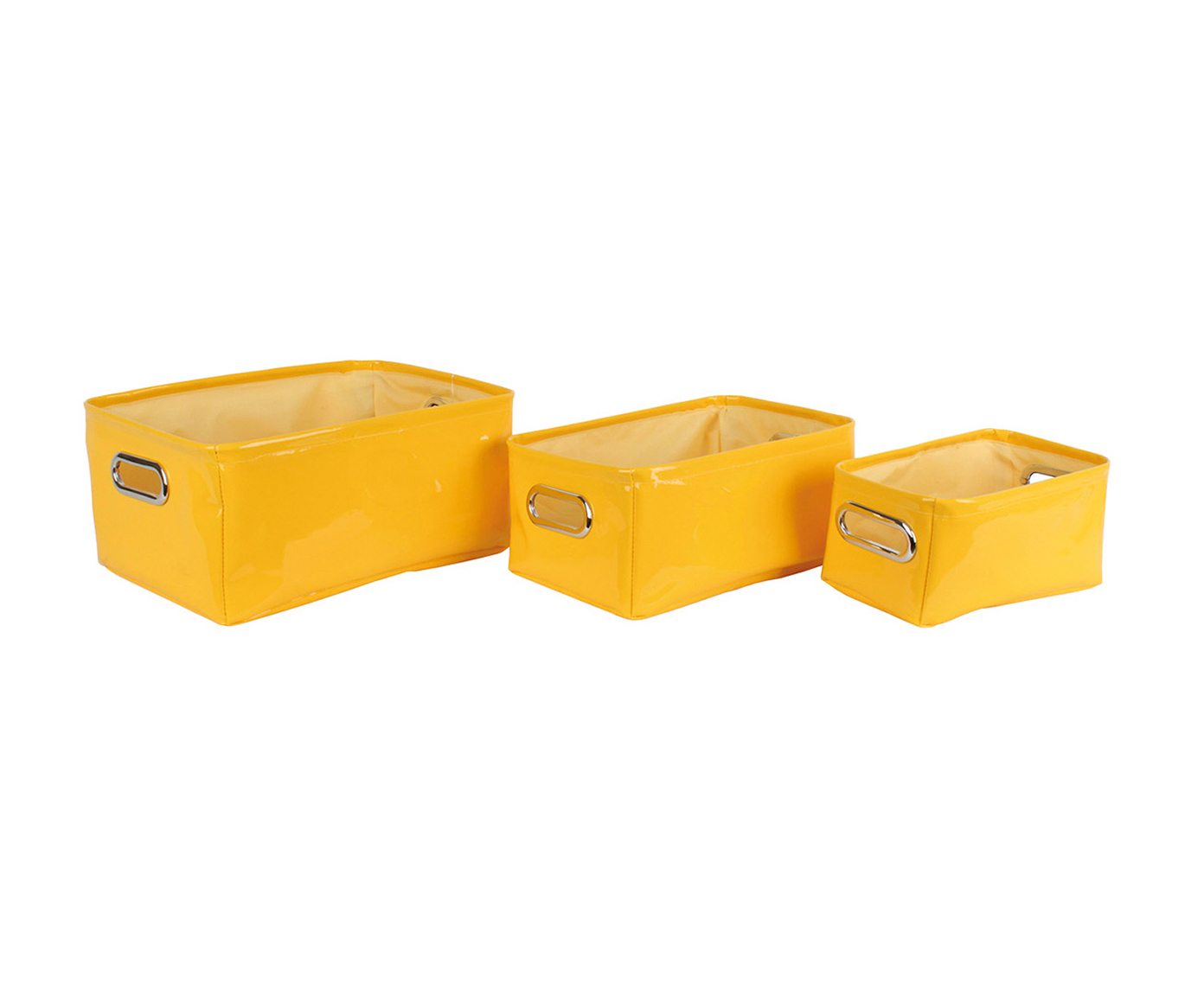 3870367.0027 Набор из 3 корзин для хранения - 40х30х30 / 38х28х28 / 35х25х25 TO4ROOMS  - Вид №1