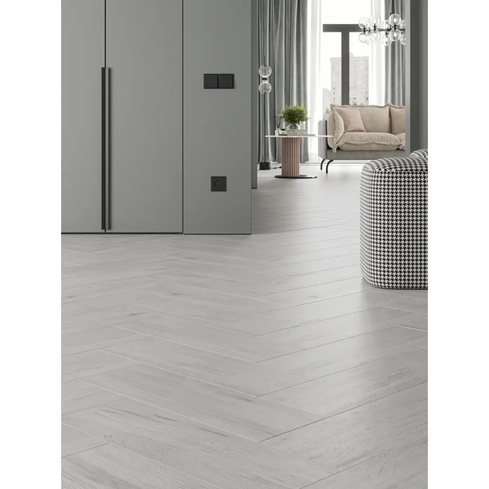 Глазурованный керамогранит Asti 20x60 см 1.2 м² матовый цвет серый 89461581 STLM-2011879 Santreyd - Вид №3
