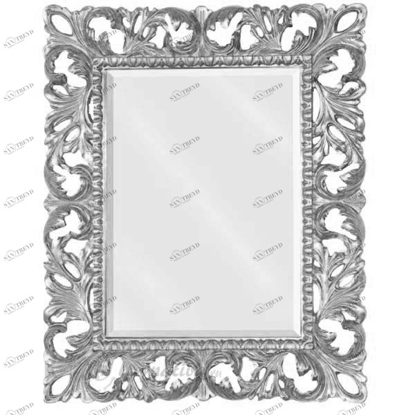 Зеркало ажурное MIGLIORE Claudio ML.COM-70.701.AG - серебро 