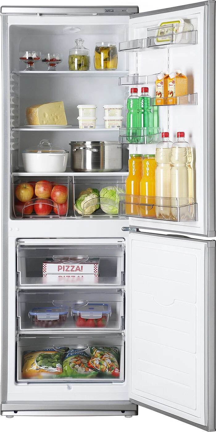 1009452 Холодильник с морозильником   ATLANT ХМ-4012-080 серебристый STDN-0080075 - Вид №4