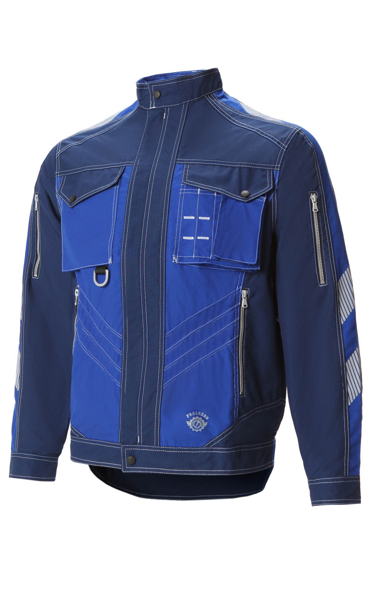 68811 Костюм "Прогресс" темно-синий с васильком  Летняя спецодежда  размер 56-58/182-188  - Вид №1