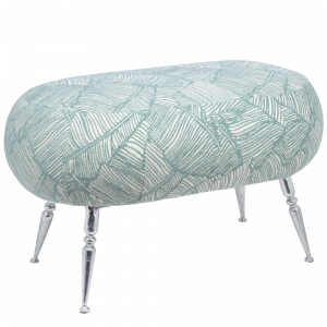 14035 Банкетка Твинки Мята Серебро BOGACHO