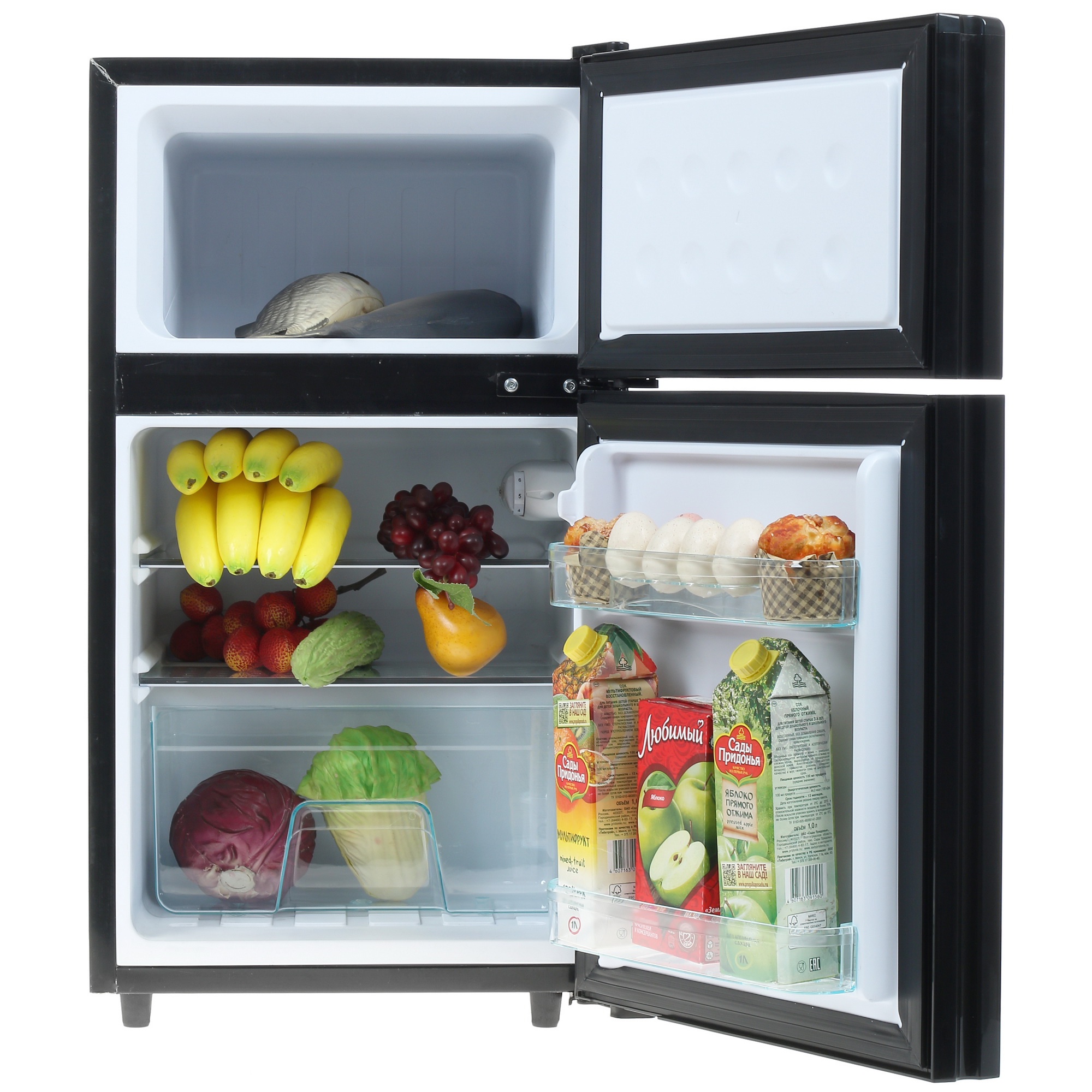 1166578 Холодильник компактный   Tesler RCT-100 Mirror зеркальный STDN-0060478 - Вид №5