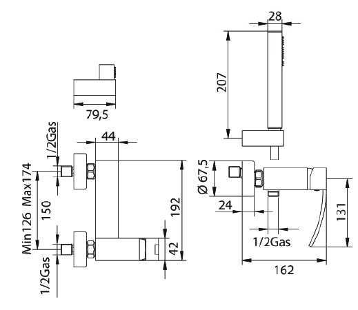 778320000 Смеситель Bandini Seta Santreyd - Вид №1