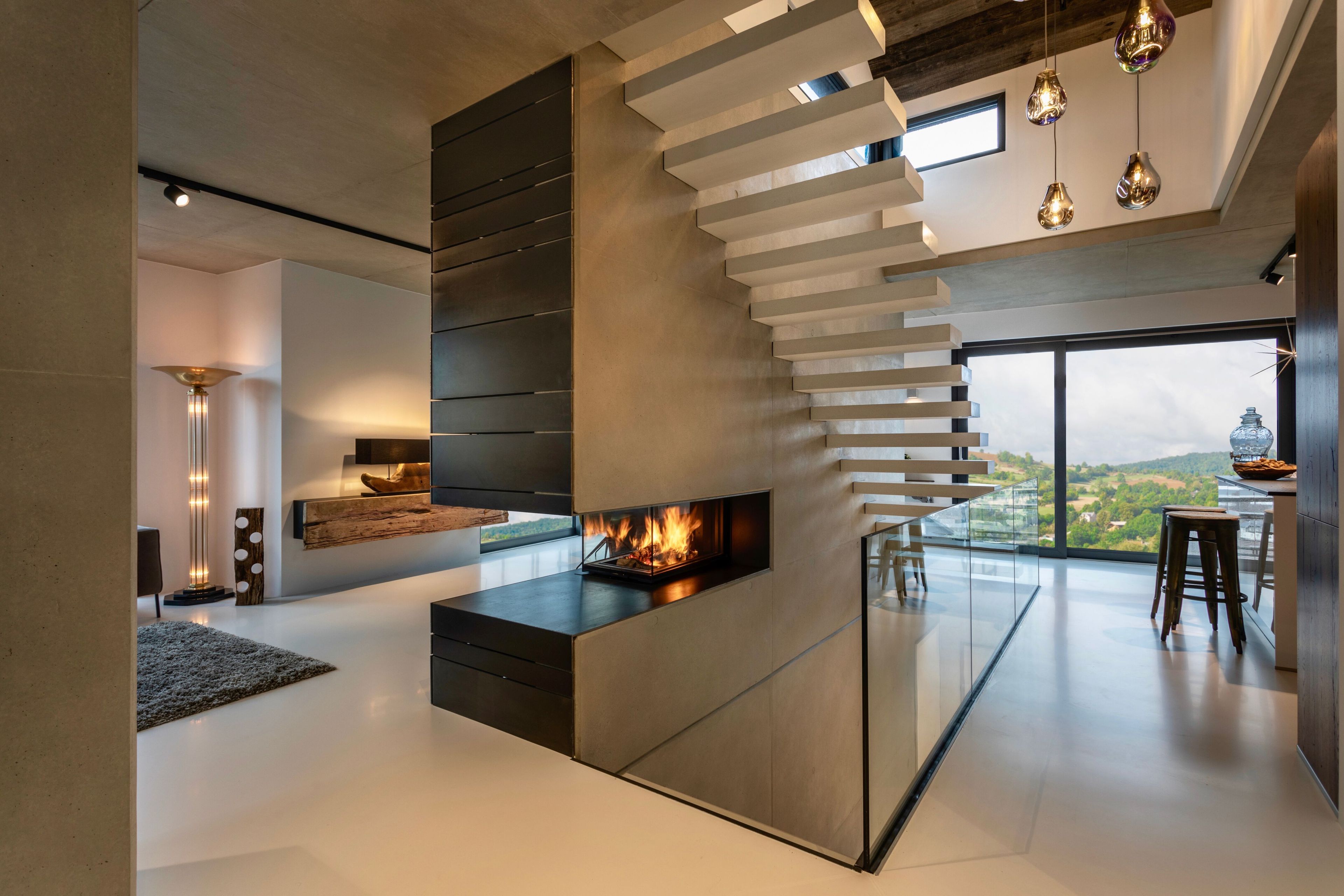 Стальной тройной фасад дровяной камин RÜEGG RIII ARCH-00145191 - Вид №1