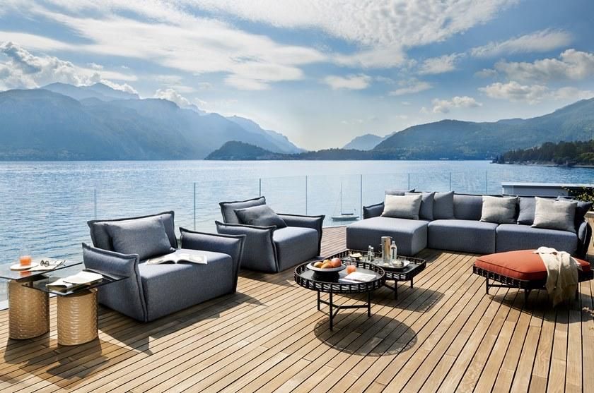 Potocco Мягкое кресло со съемным чехлом из ткани Purple 935/p, 935p-out - Вид №5