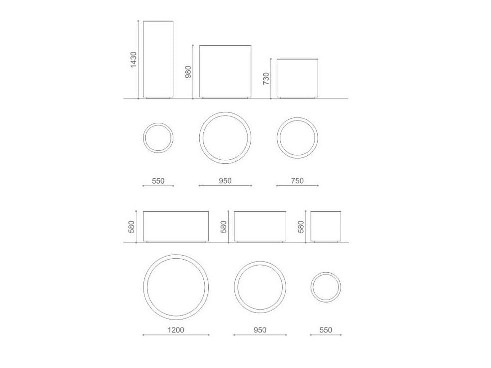 Стальная плантатор Corten™ Metalco ASTER ARCH-00031030 - Вид №6