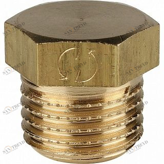 Заглушка НР 3/4" латунь STOUT SFT0024000034