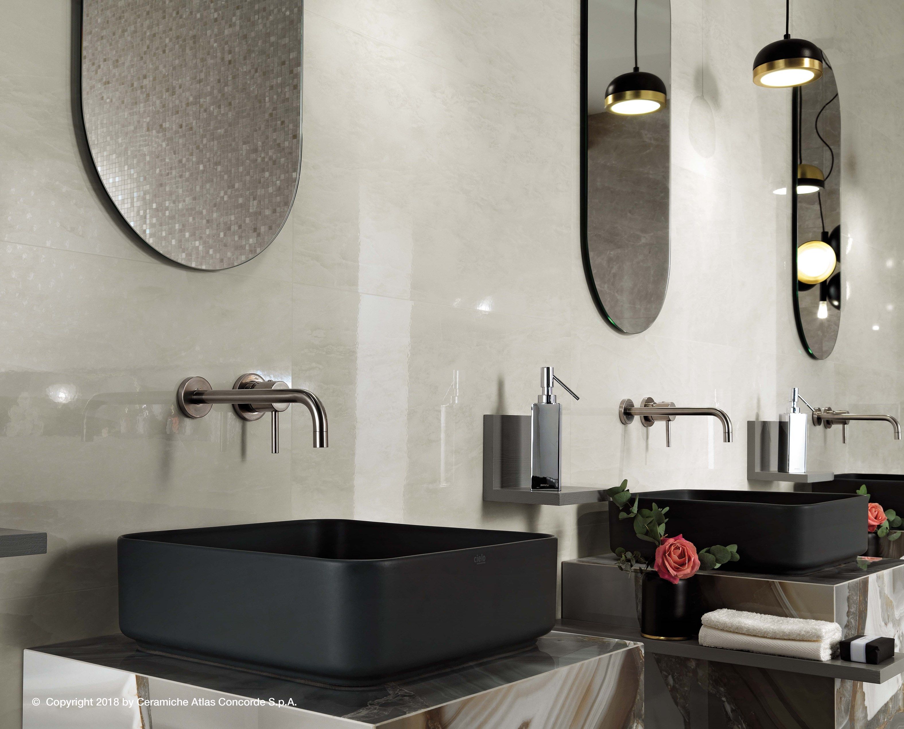 Белое керамическое покрытие с эффектом мрамора Atlas Concorde Marvel Edge ARCH-00064701 - Вид №3