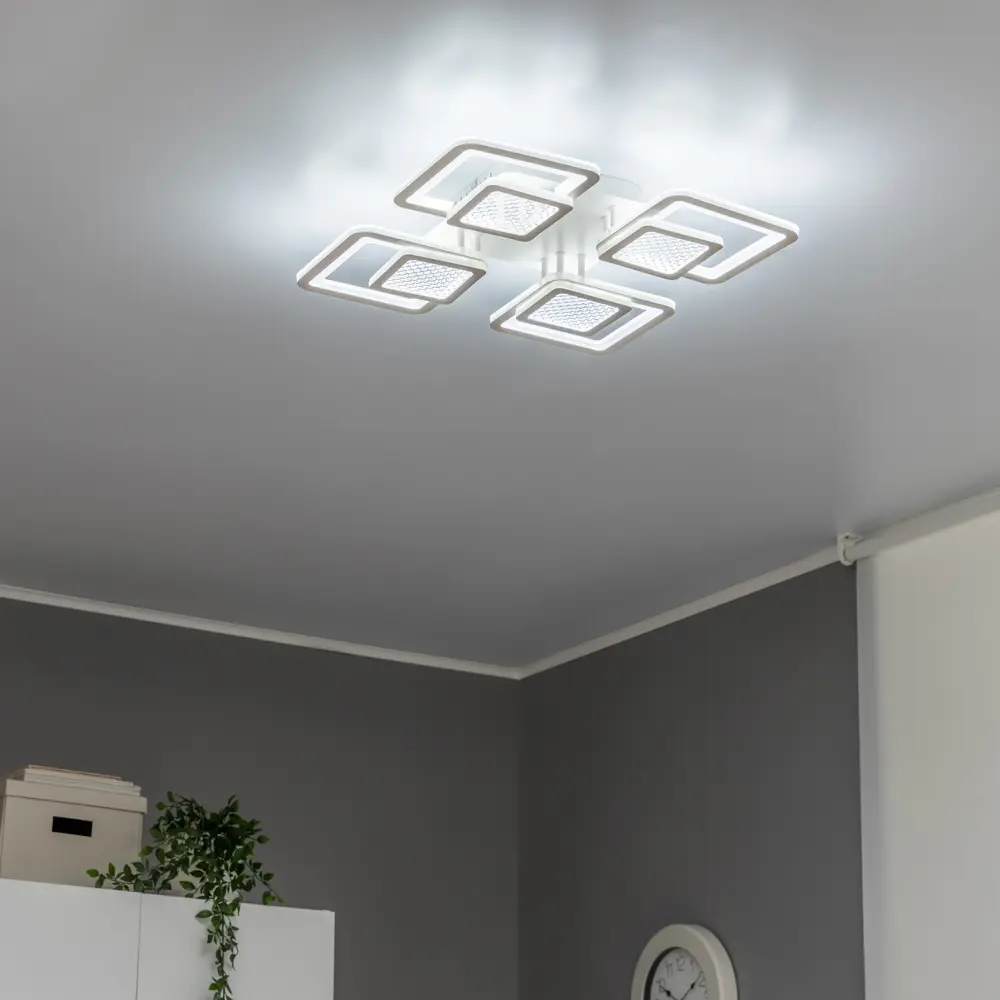 Люстра потолочная Семь огней SF7101/4C-WTT LED 115 Вт STLM-2030195 - Вид №14