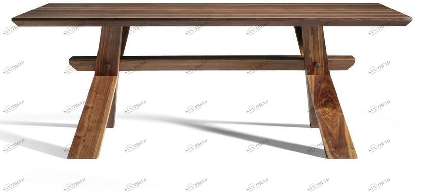 L'Ottocento Стол из орехового дерева на заказ Canaletto sun-id-1499417