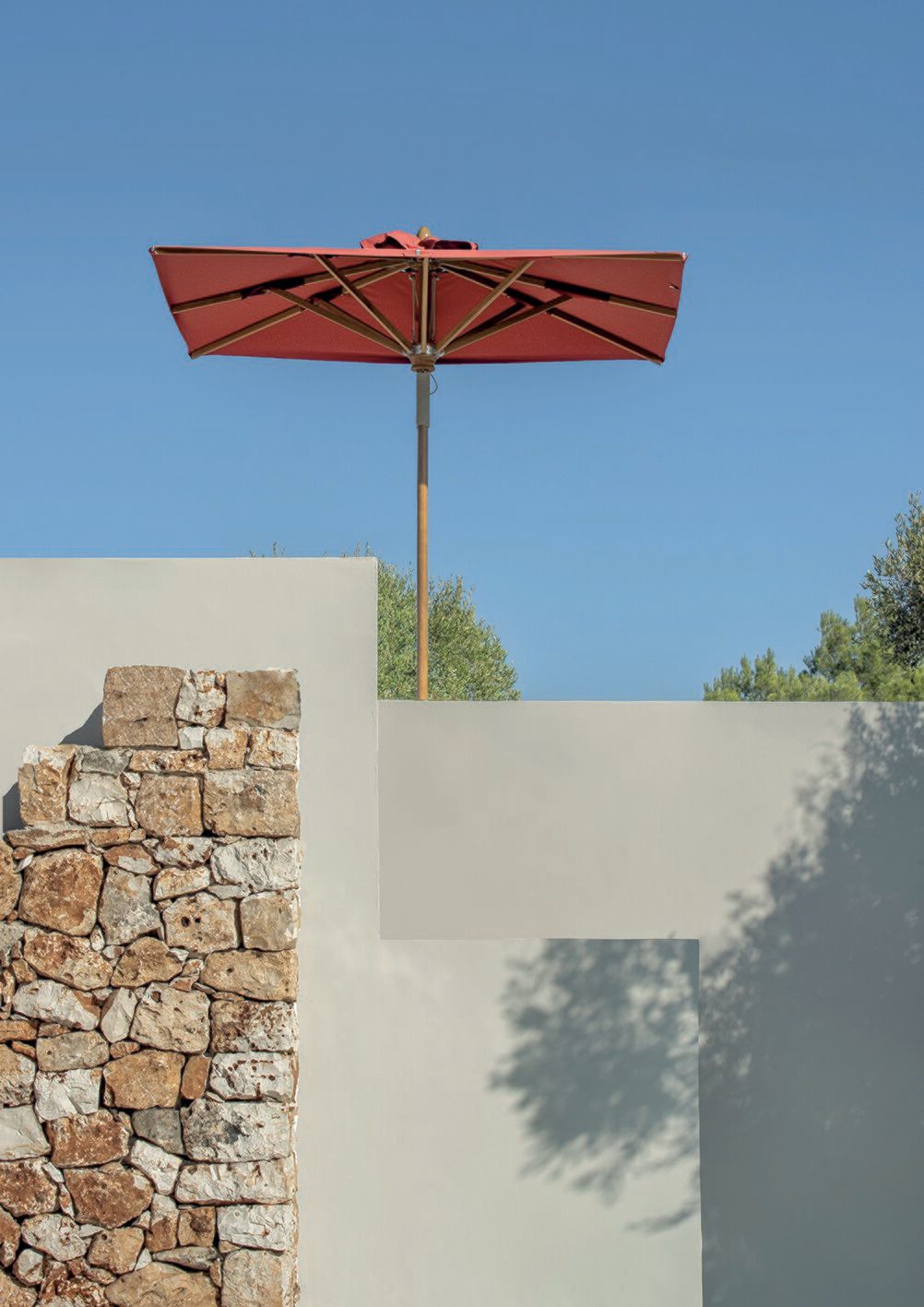 Квадратный зонтик из акриловой ткани Ethimo ARCH-00152016 - Вид №1