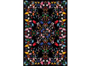 Ковер с прямоугольным рисунком