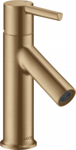 10102140 Смеситель для раковины 80, однорычажный, с рычажной ручкой, для умывальников со сливным гарнитуром AXOR STARCK