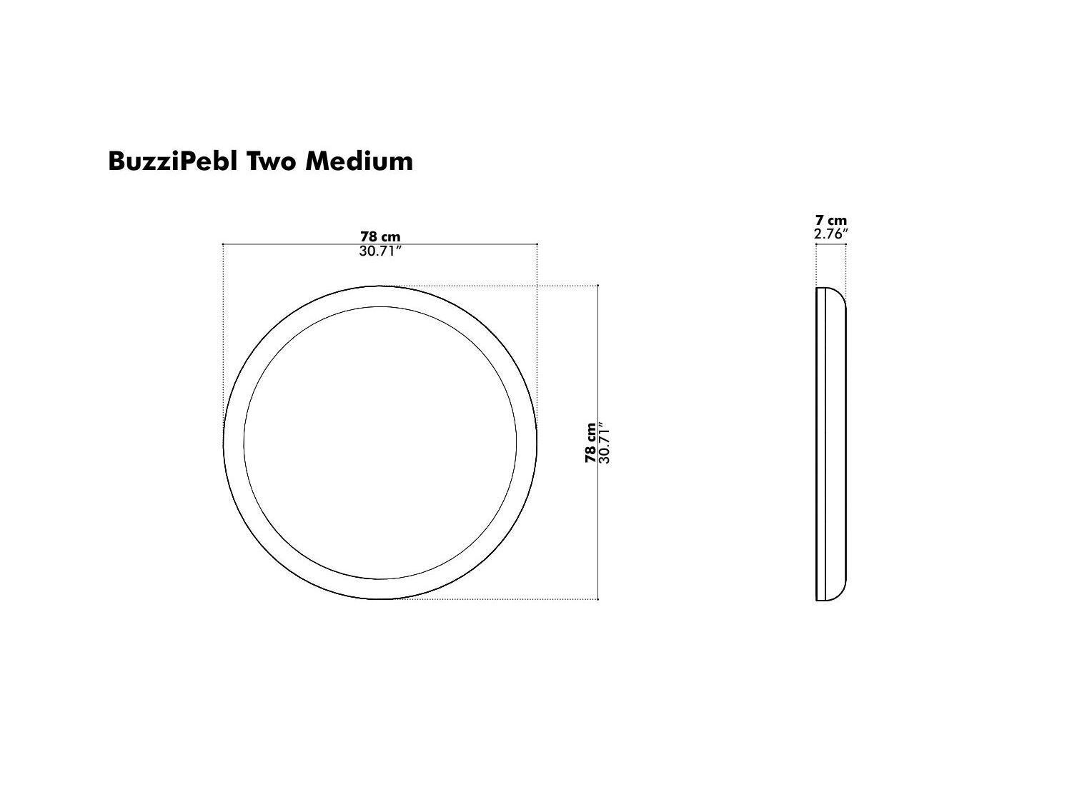 Ткань акустическая панель BuzziSpace BuzziPebl ARCH-00097215 - Вид №12