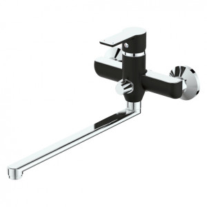 35-L35P OLIMP black  Смеситель универсальный  ARGO kran