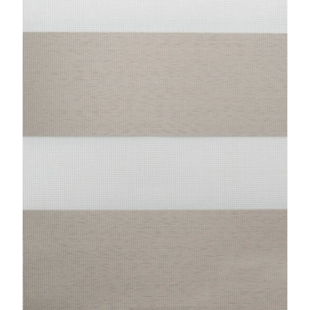 Штора рулонная день-ночь Madrid 80x160 см бежевая MIAMOZA Коллекция 2024г STLM-2177318 - Вид №2
