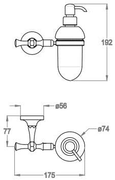 Fir Italia Accessori bagno classici  Abca01e  - Вид №1