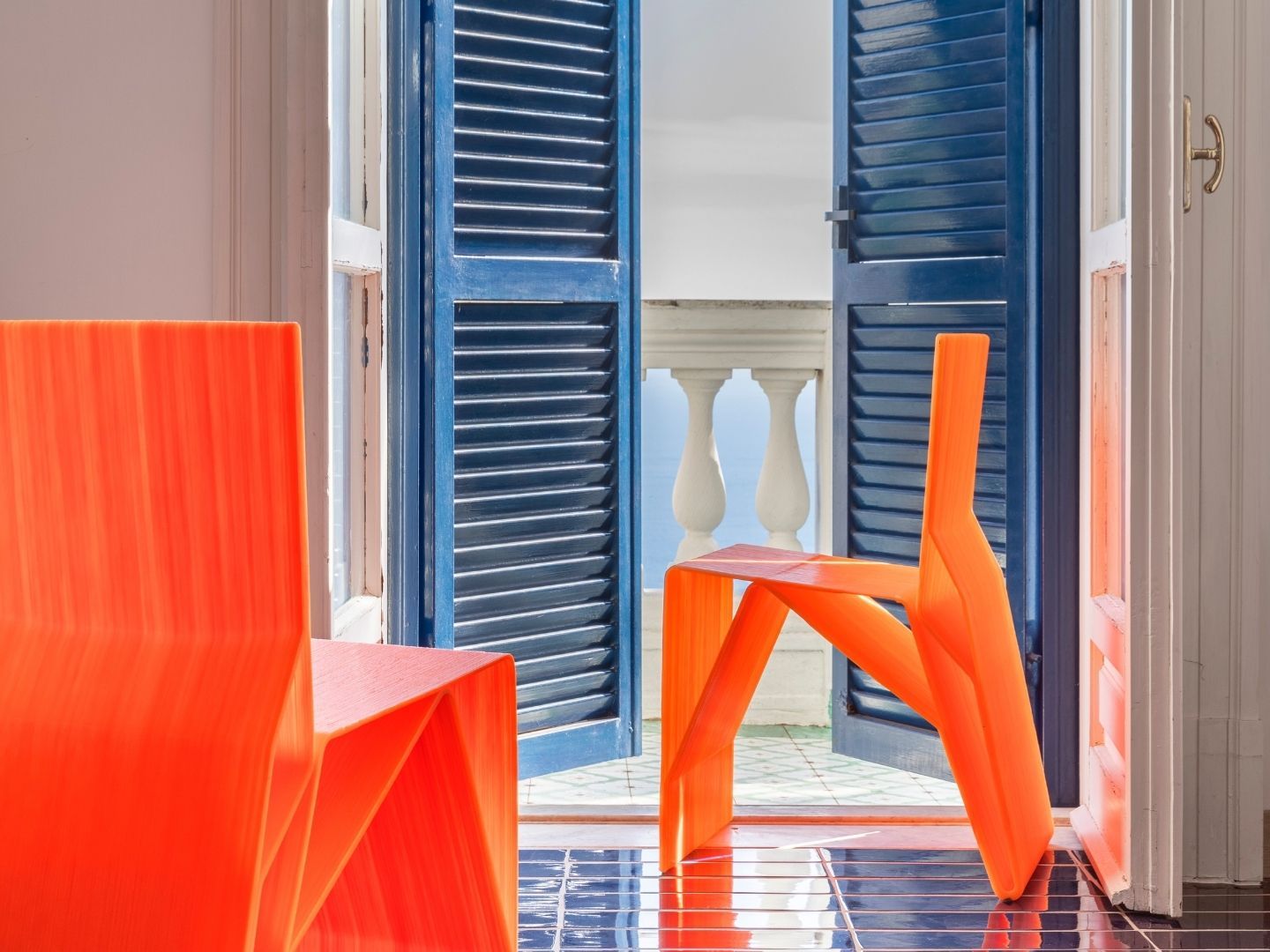 3D печатный пластиковый стул Mediterranea Design ISCHIA ARCH-00125581 - Вид №1