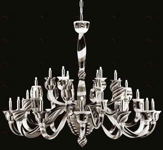 MULTIFORME Люстра ручной работы из муранского стекла Tipotipetto Le2850-12+6+6+6-zd