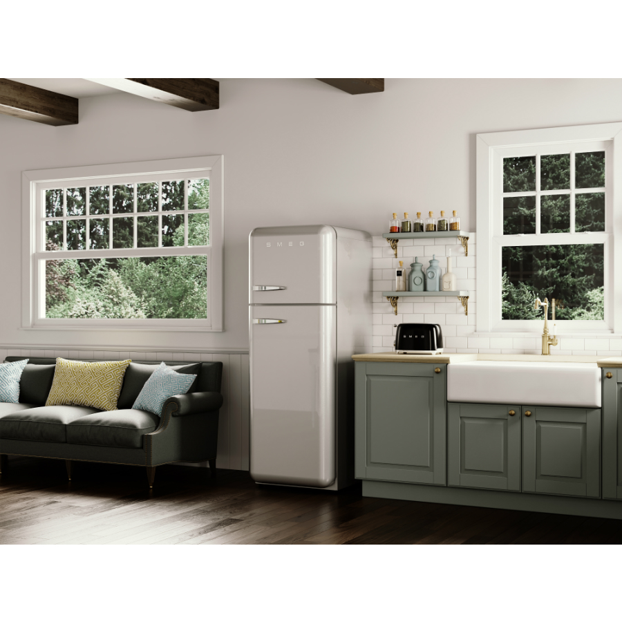 Тостер Smeg на 2 ломтика, кремовый TSF01CREU - Вид №3