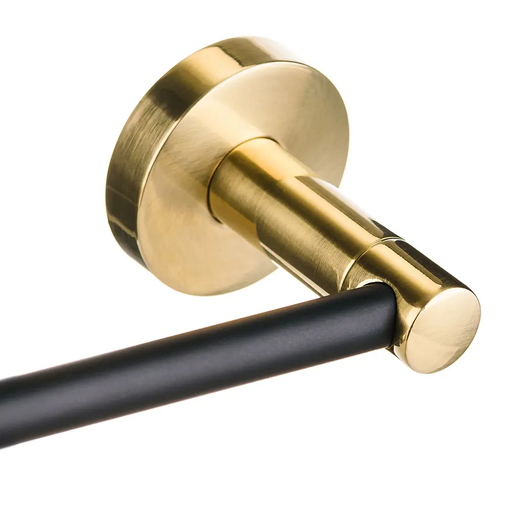 Держатель для полотенца Moroshka Oro Nero 60 см цвет чёрный/золотой STLM-2159533 - Вид №1