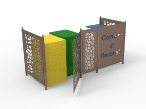 Фиксированный столб из оцинкованной стали