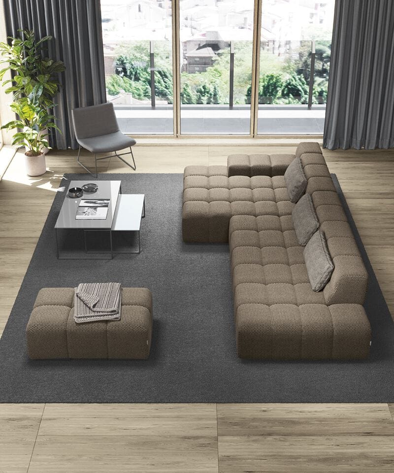 Модульный тканевый диван Febal Casa подпись ARCH-00138855 - Вид №10