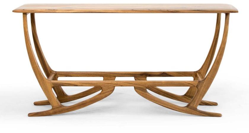 Mytto Прямоугольная консоль из ореха Larforma sun-id-1406728 - Вид №3