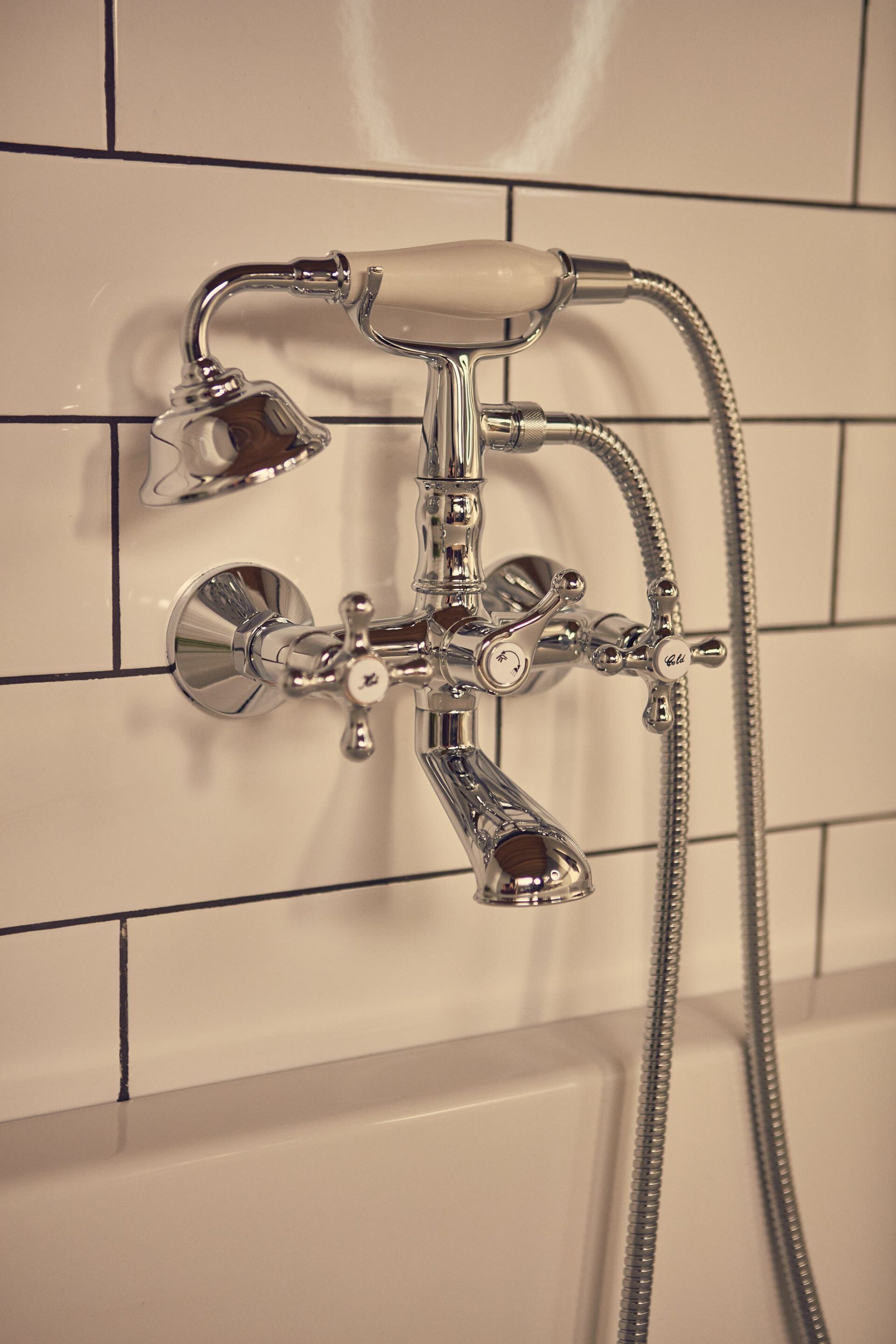 Хромированный латунный настенный наружный смеситель для ванны Roca Carmen ARCH-00139586 - Вид №1