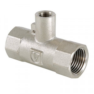 VTr.250.N.0006 Тройник для подключения датчика температуры Valtec 1" x M10 x 1"