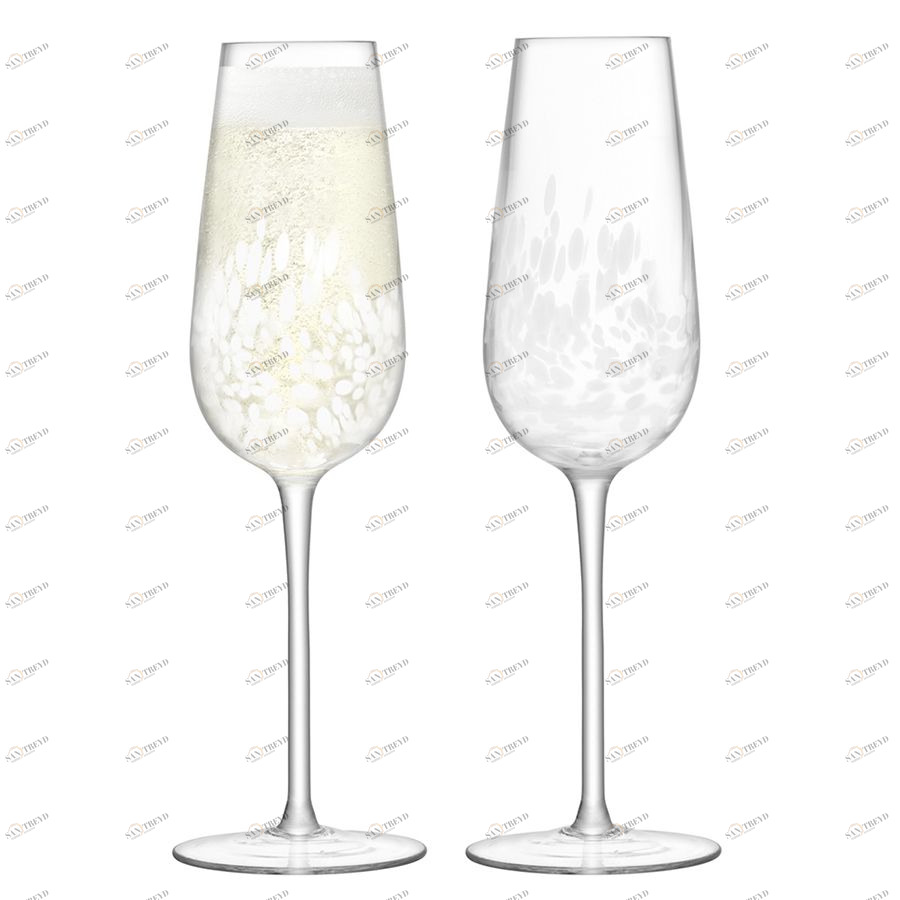 Набор из 2 бокалов-флейт для шампанского Stipple 250 мл LSA International G133209602