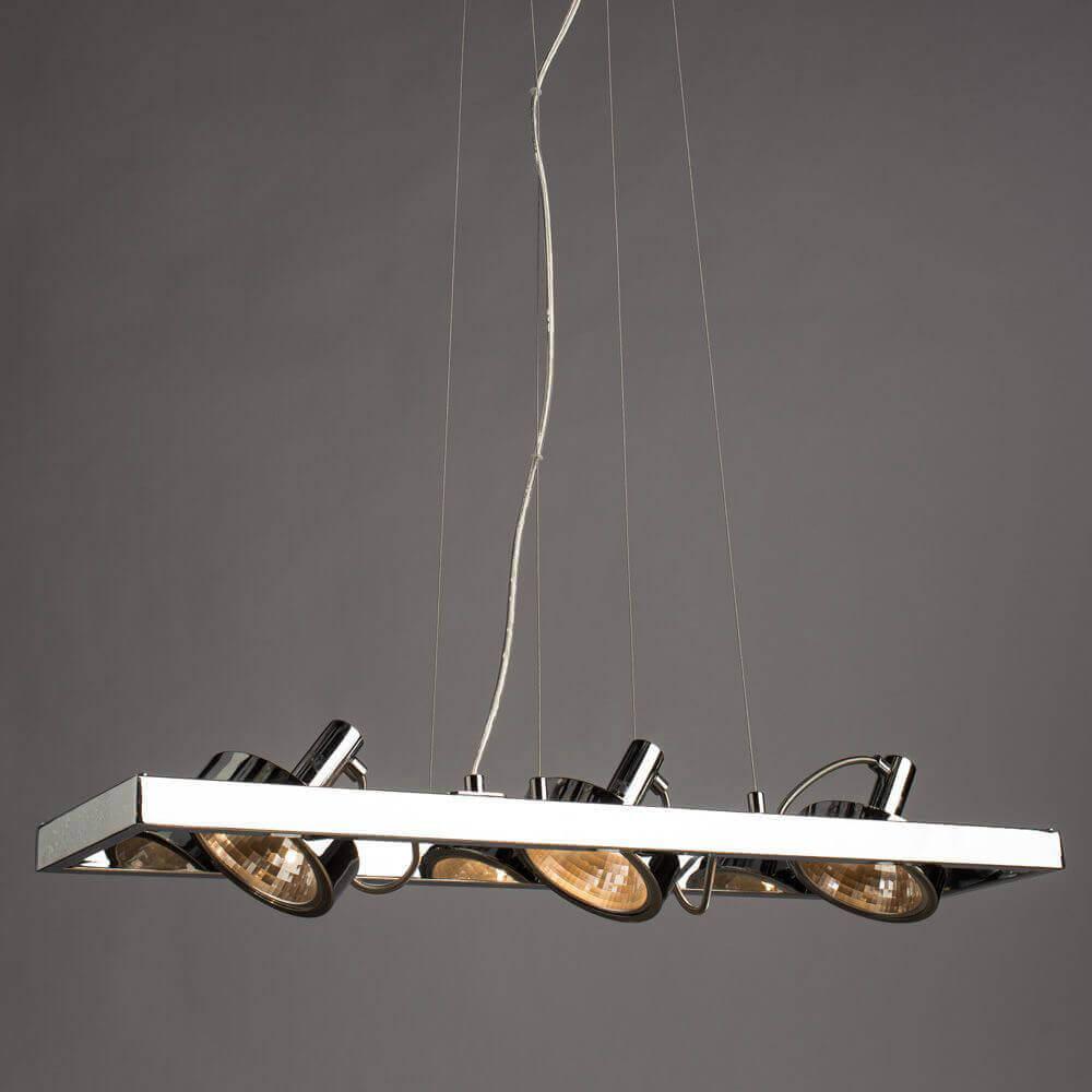 Спот потолочный цвета хром с 3 плафонами Arte Lamp 100 A4507SP-3CC ARTE LAMP 100 00-3924006 Хром  - Вид №1