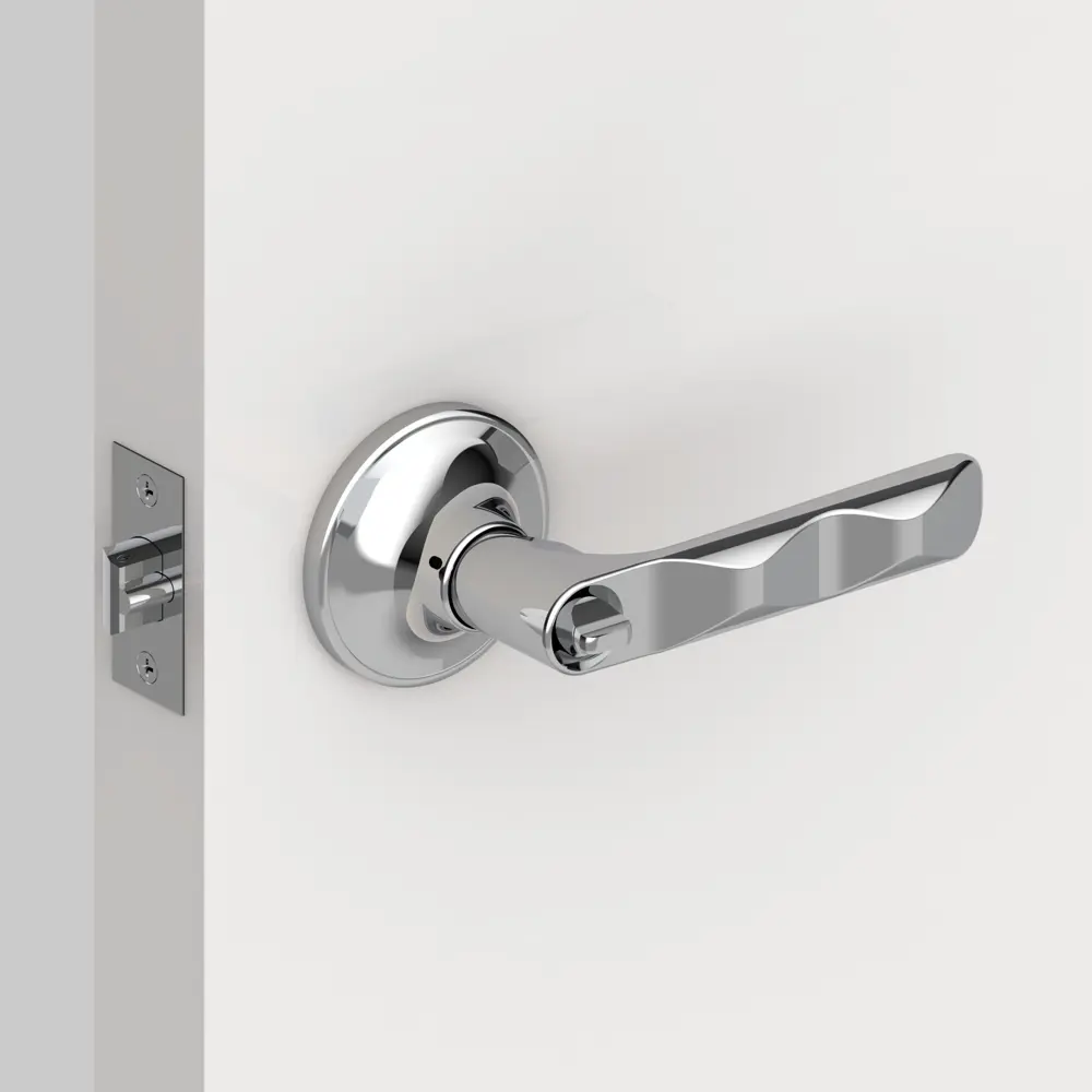 Ручка-защелка 624/ BL Cp-ET с ключом цвет хром FUARO STLM-2208347 - Вид №8