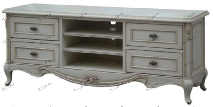 Arrediorg.it® Тумба под ТВ из березы с ящиками Florence R628