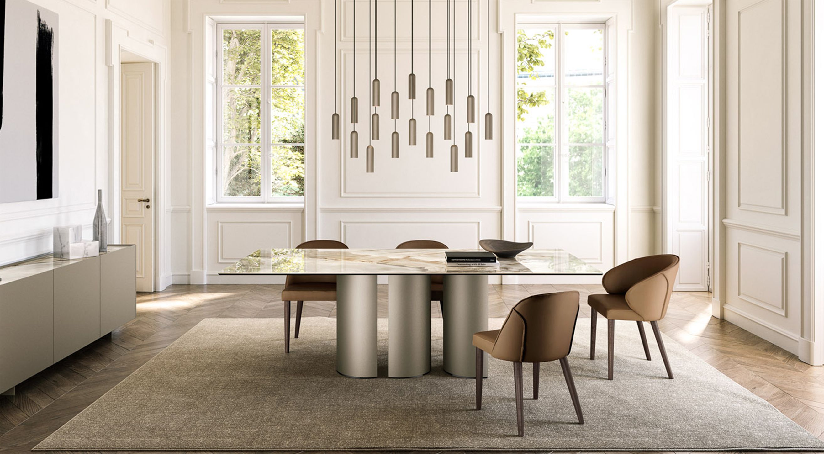 Прямоугольный керамический стол EFORMA Plai ARCH-00103096 - Вид №1