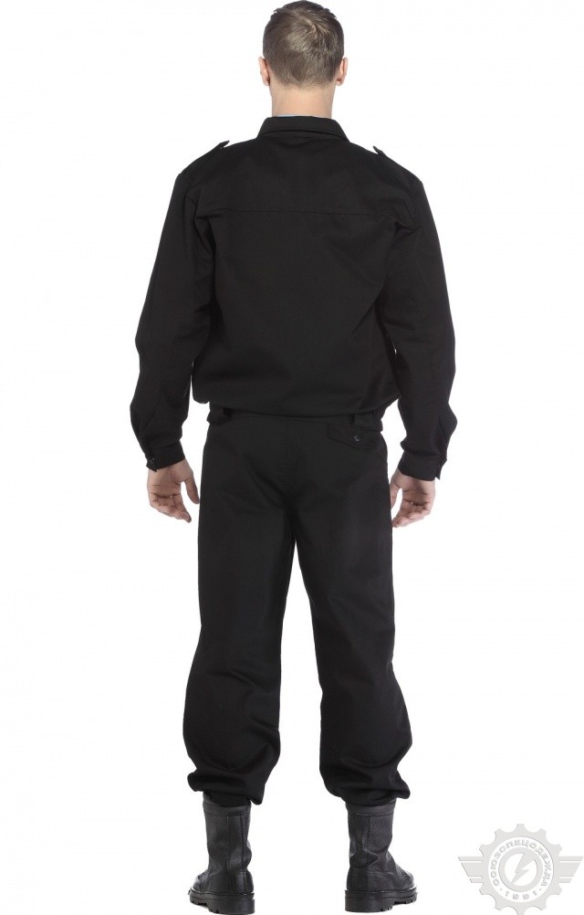 61522 Костюм "Страйк" летний черный  Одежда для охранных структур  размер 60-62/182-188 Спецодежда  - Вид №7