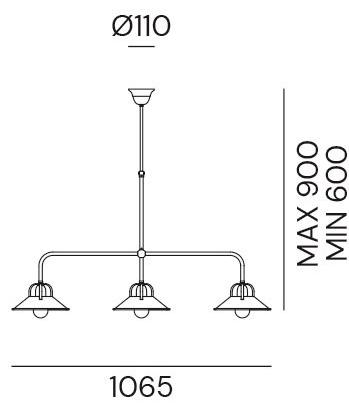 Il Fanale Подвесной светильник из латуни Cascina 204.10.oo - Вид №1