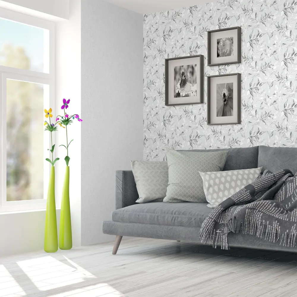 Обои флизелиновые Ateliero Ateliero Sunday серые 1.06 м AT58260-06 STLM-2181394 - Вид №3