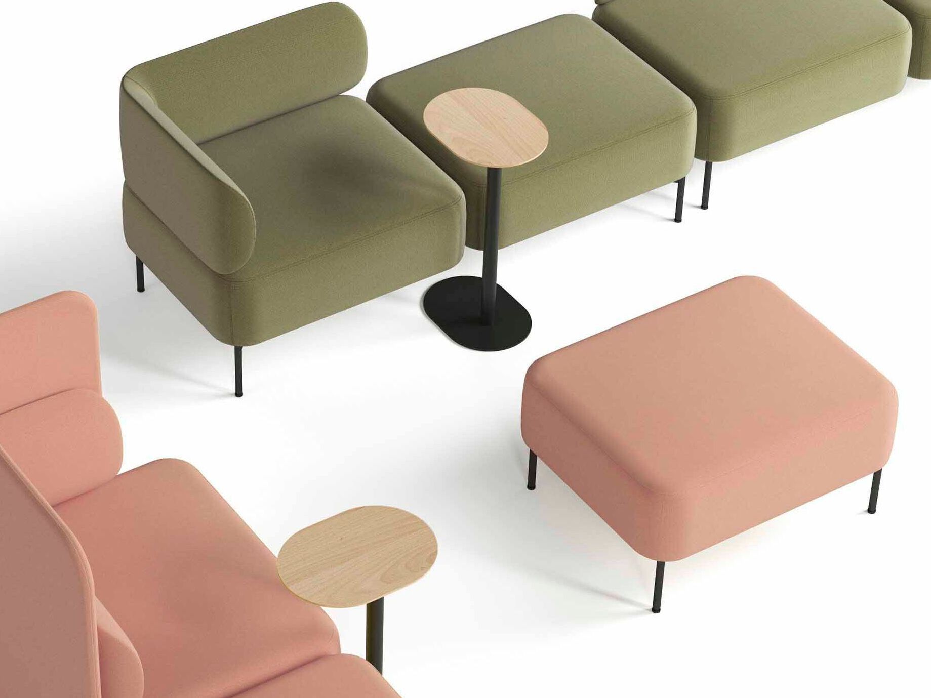 Стальной и деревянный журнальный столик SITLOSOPHY® SIDE TABLE ARCH-00049437 - Вид №2